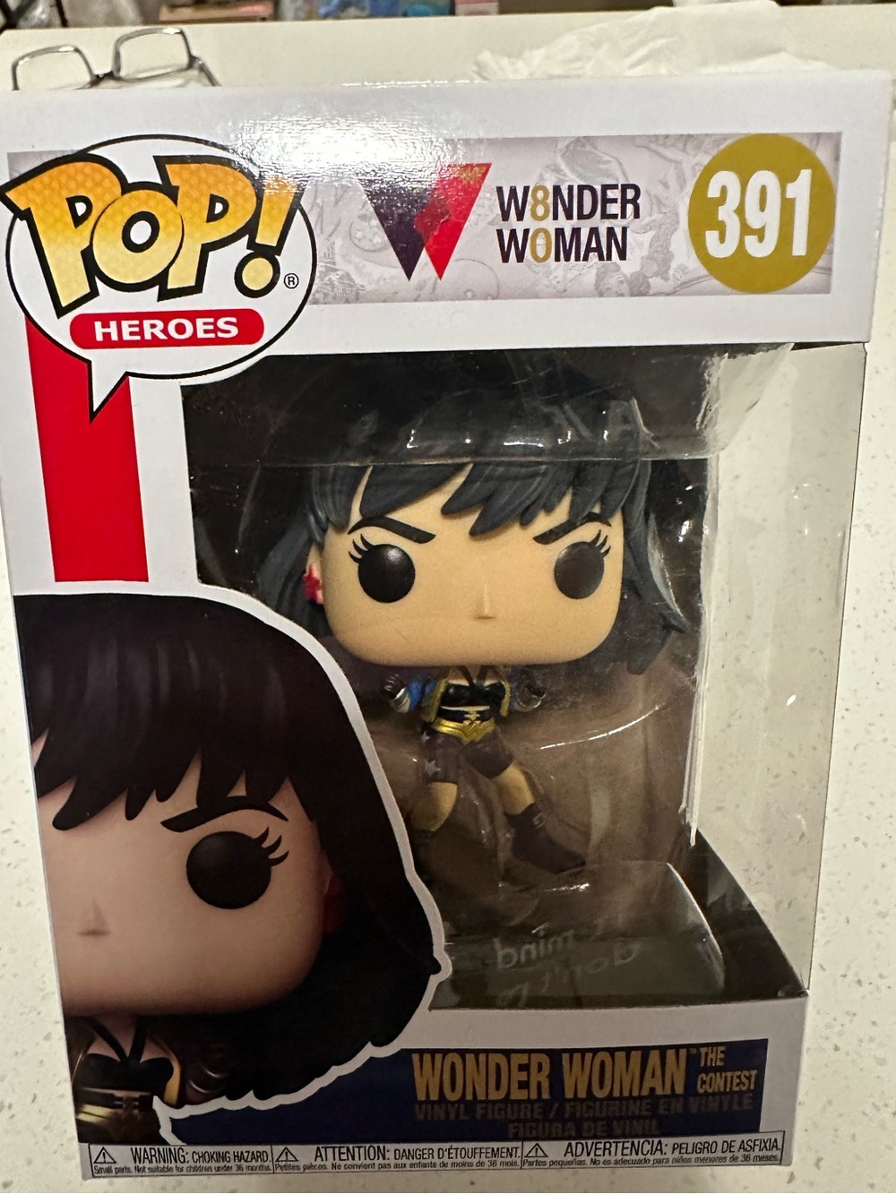 Wonder Woman Pop! Vinyl Figure (Black Hair) #391